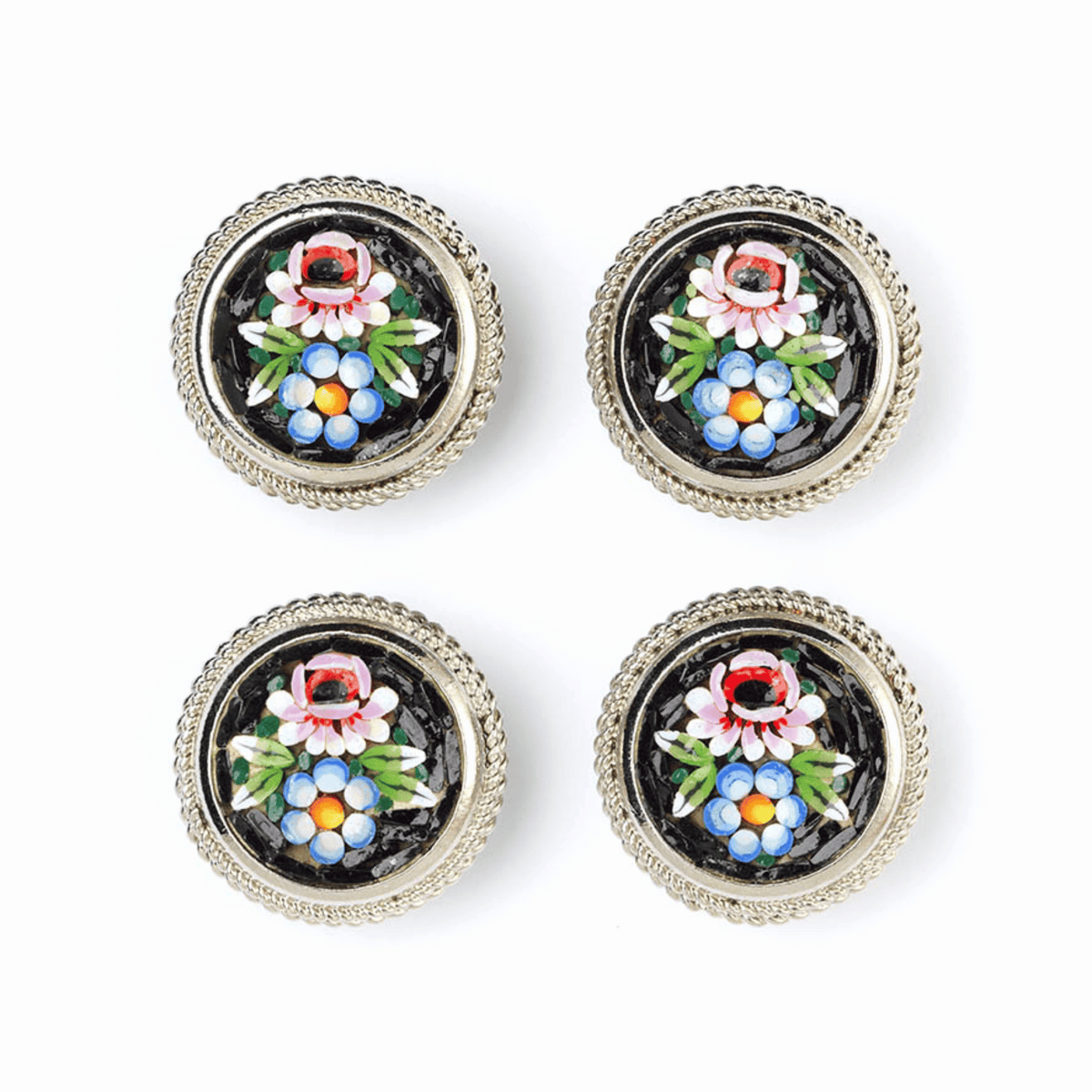 Medium Micro Mosaic Button - Meadow