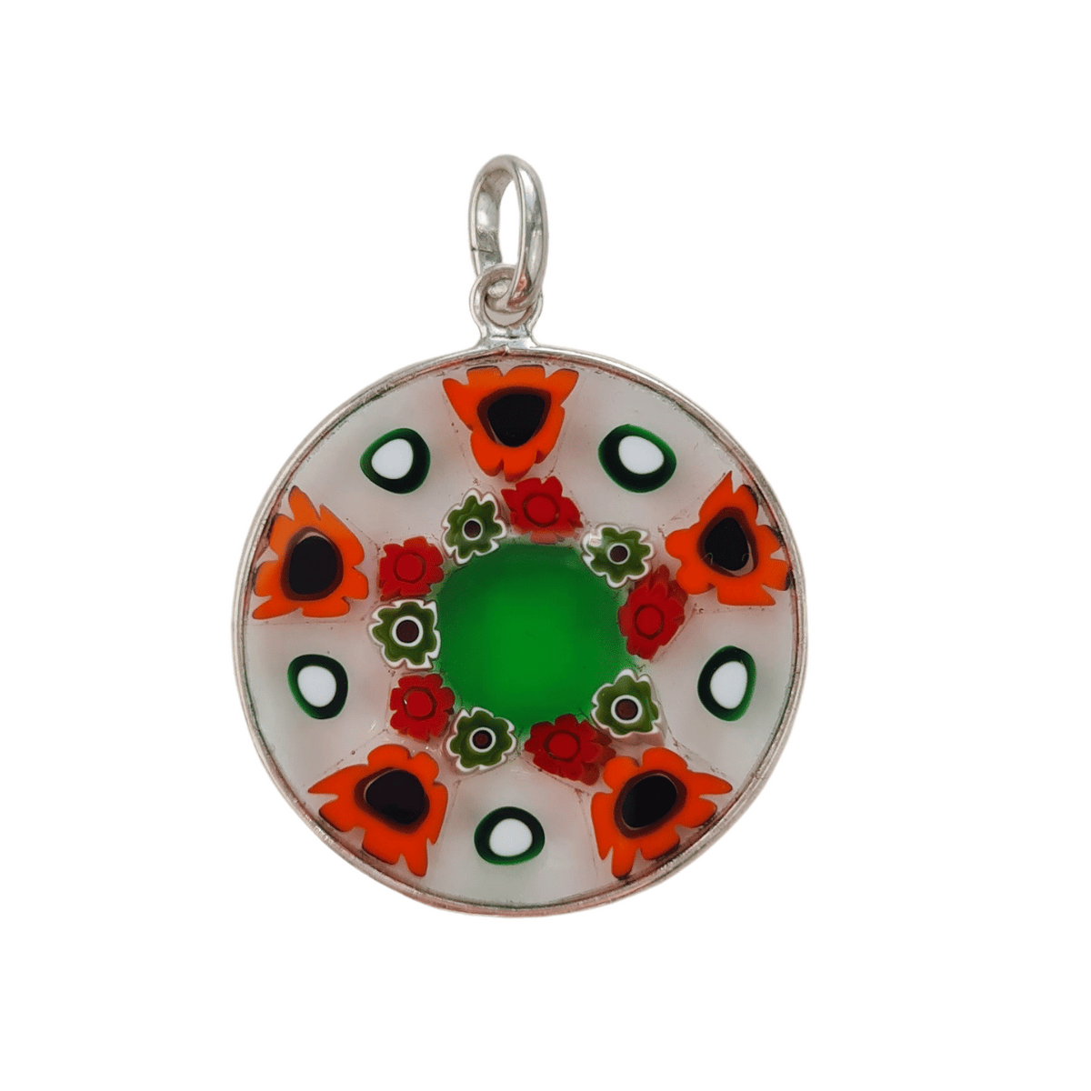 Small Rosone Millefiori - Pendant