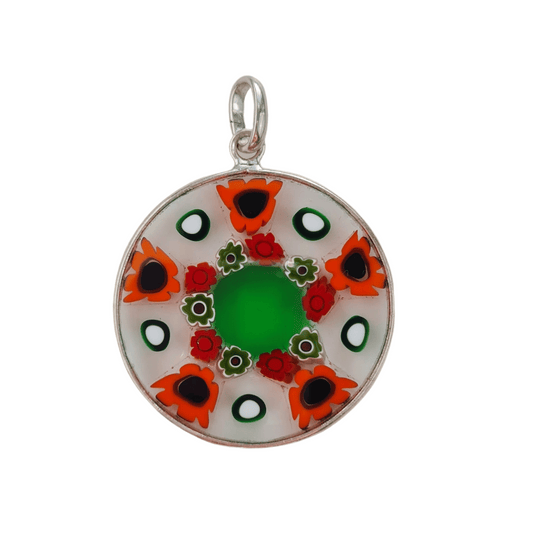 Small Rosone Millefiori - Pendant