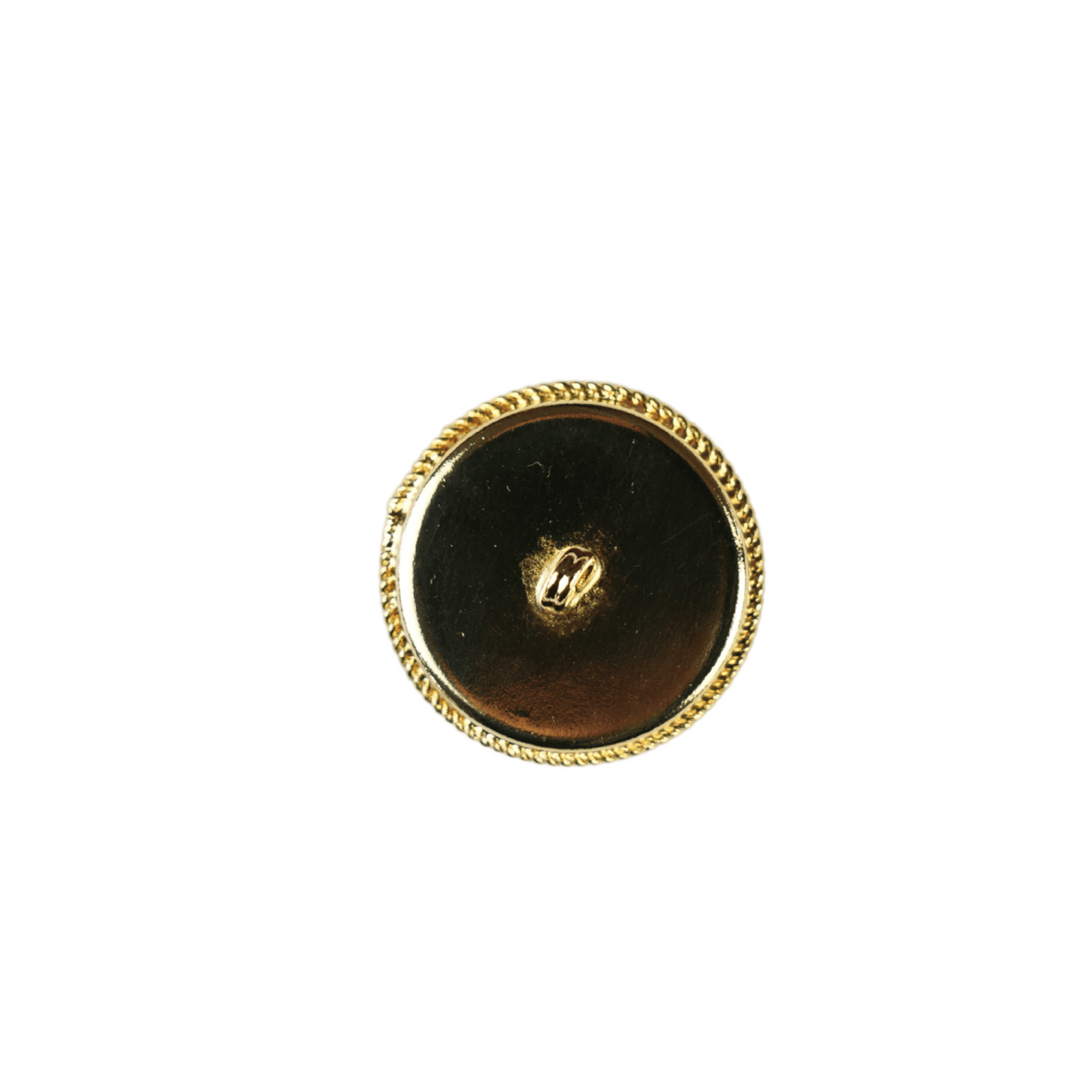 Large Micro Mosaic Button -  Flowers Black