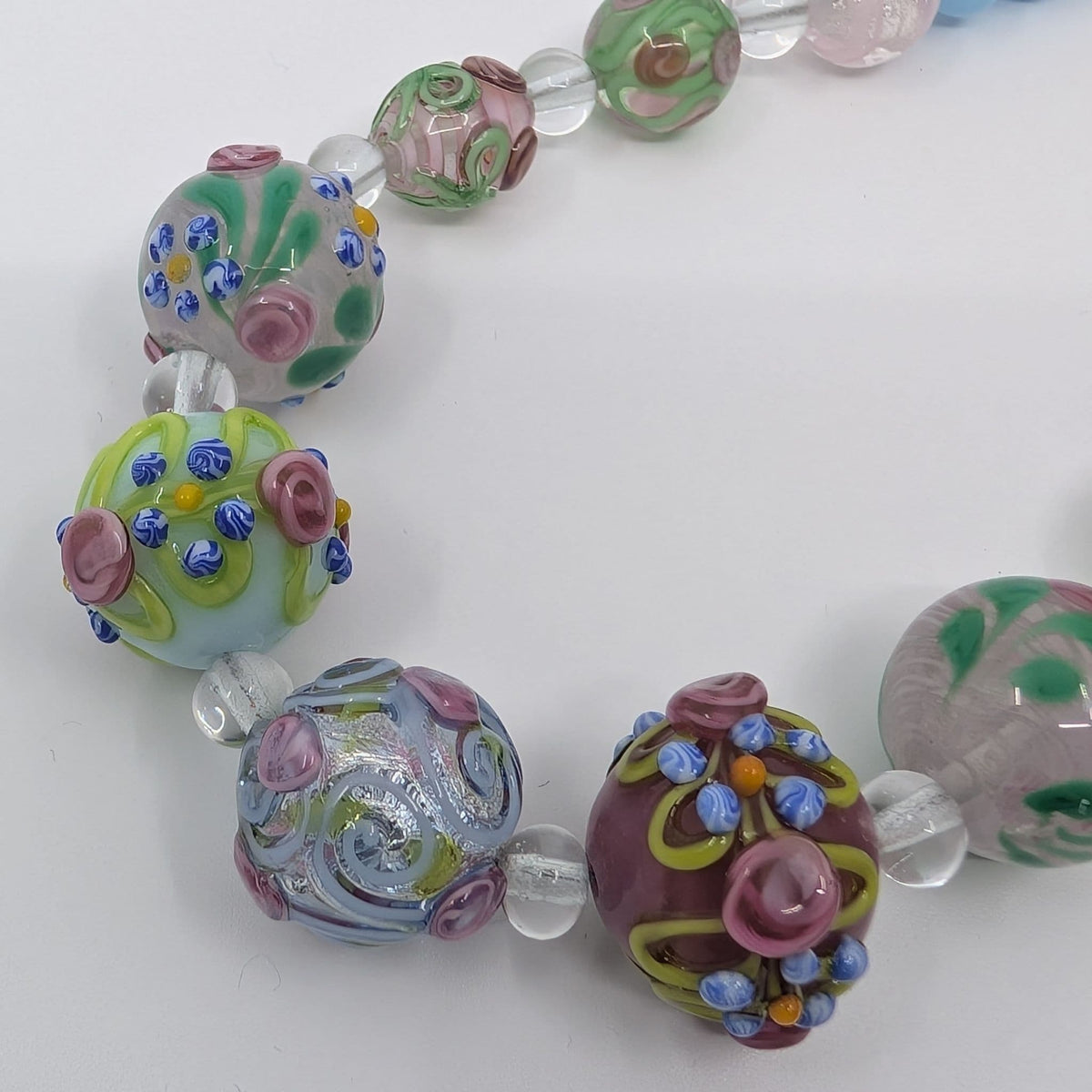 Summer 2 - Lampwork Beads Necklace