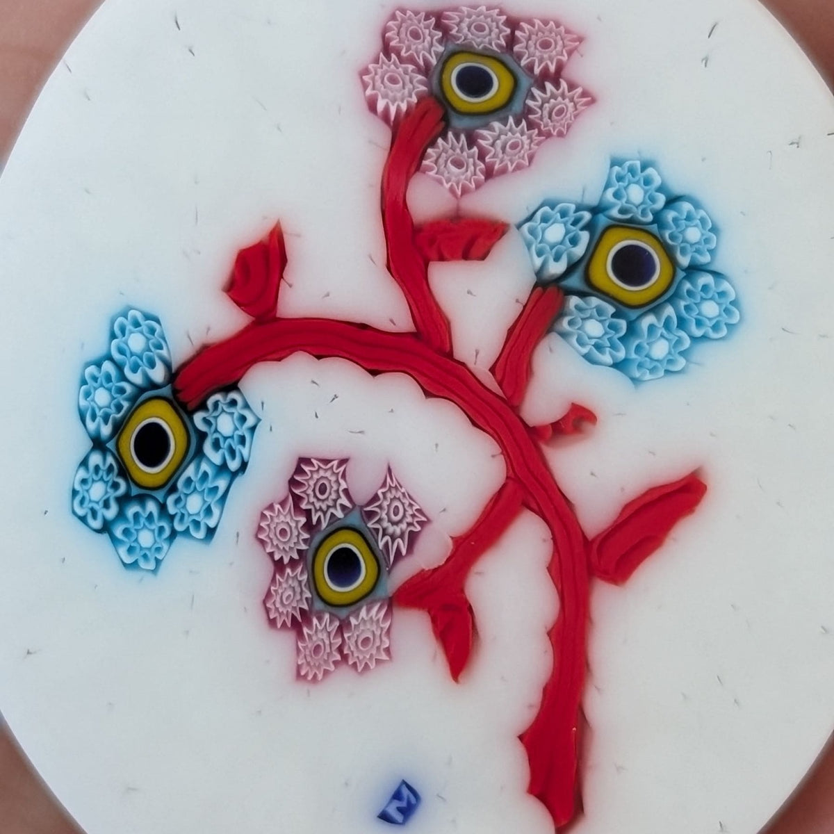Frida Pendant - Red Cornus Blossom