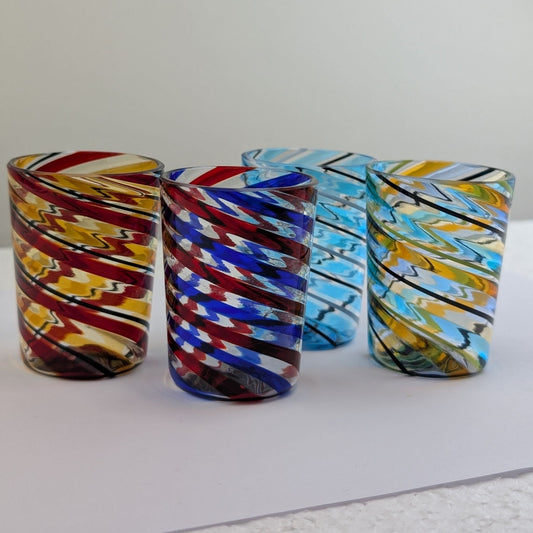 Murano Glass Shot Glasses | Handmade in Venice
