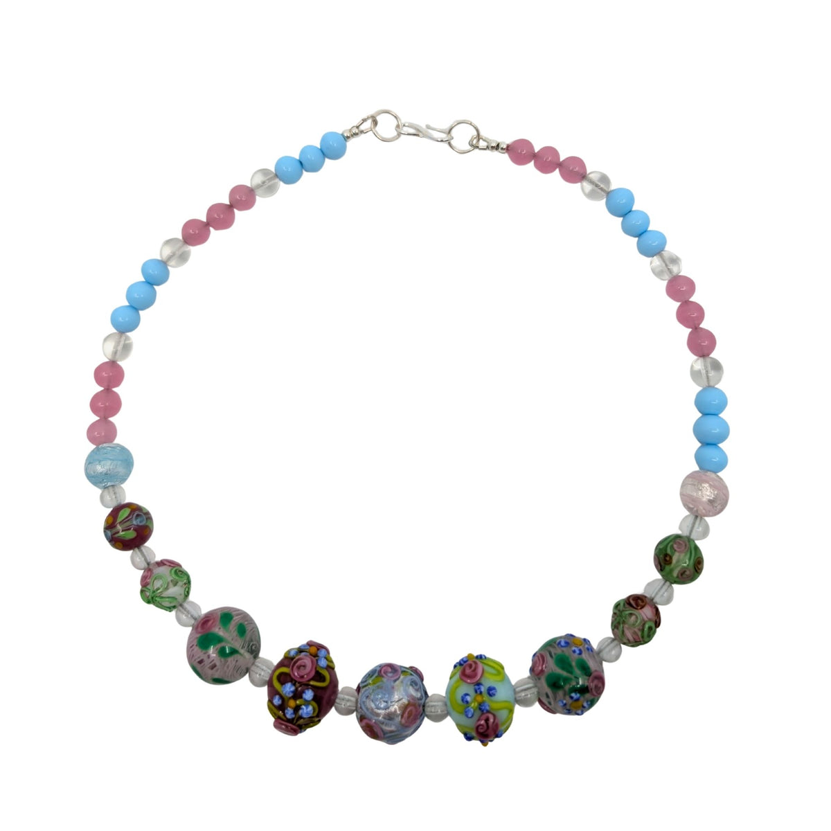 Summer 2 - Lampwork Beads Necklace