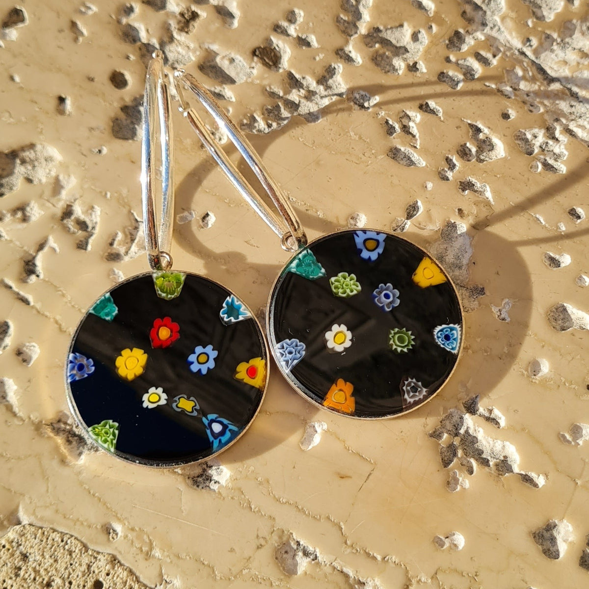 LOST BOUQUET Millefiori Earrings