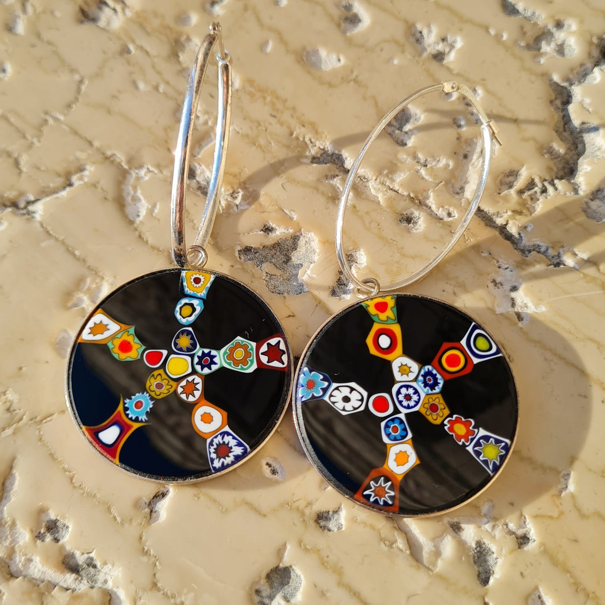 STAR Millefiori Earrings