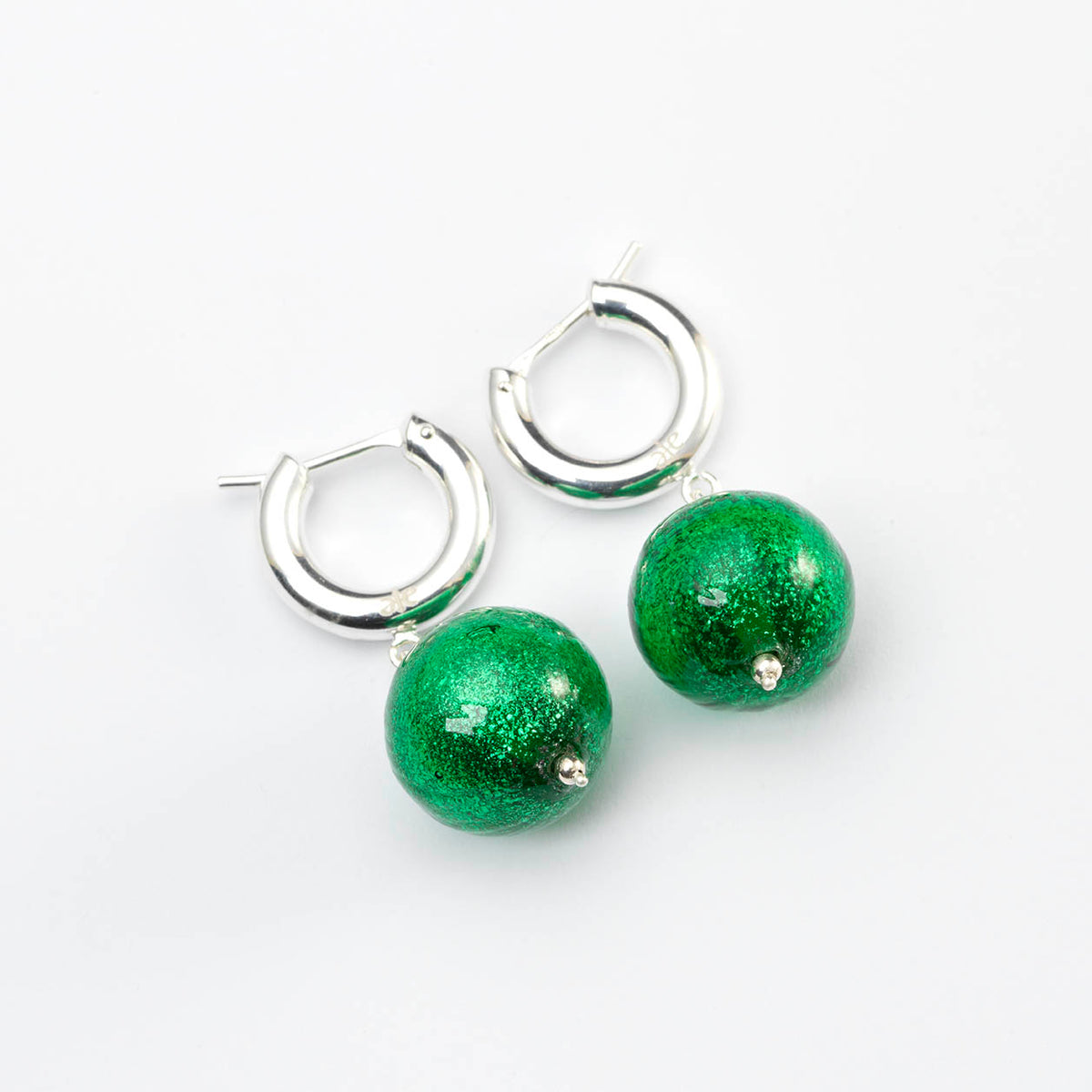 Silver Dust - Emerald Green